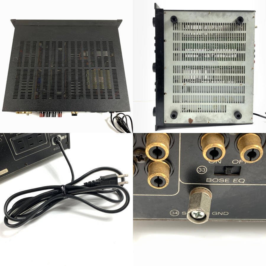 BOSE 4702-III パワーアンプ 音出しOK ガリ 説明書付き 現状品 音出し