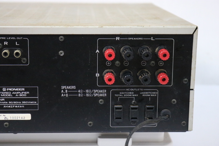 A-900 Pioneer オーディオ機器 パイオニアのプリメインアンプ「A-900