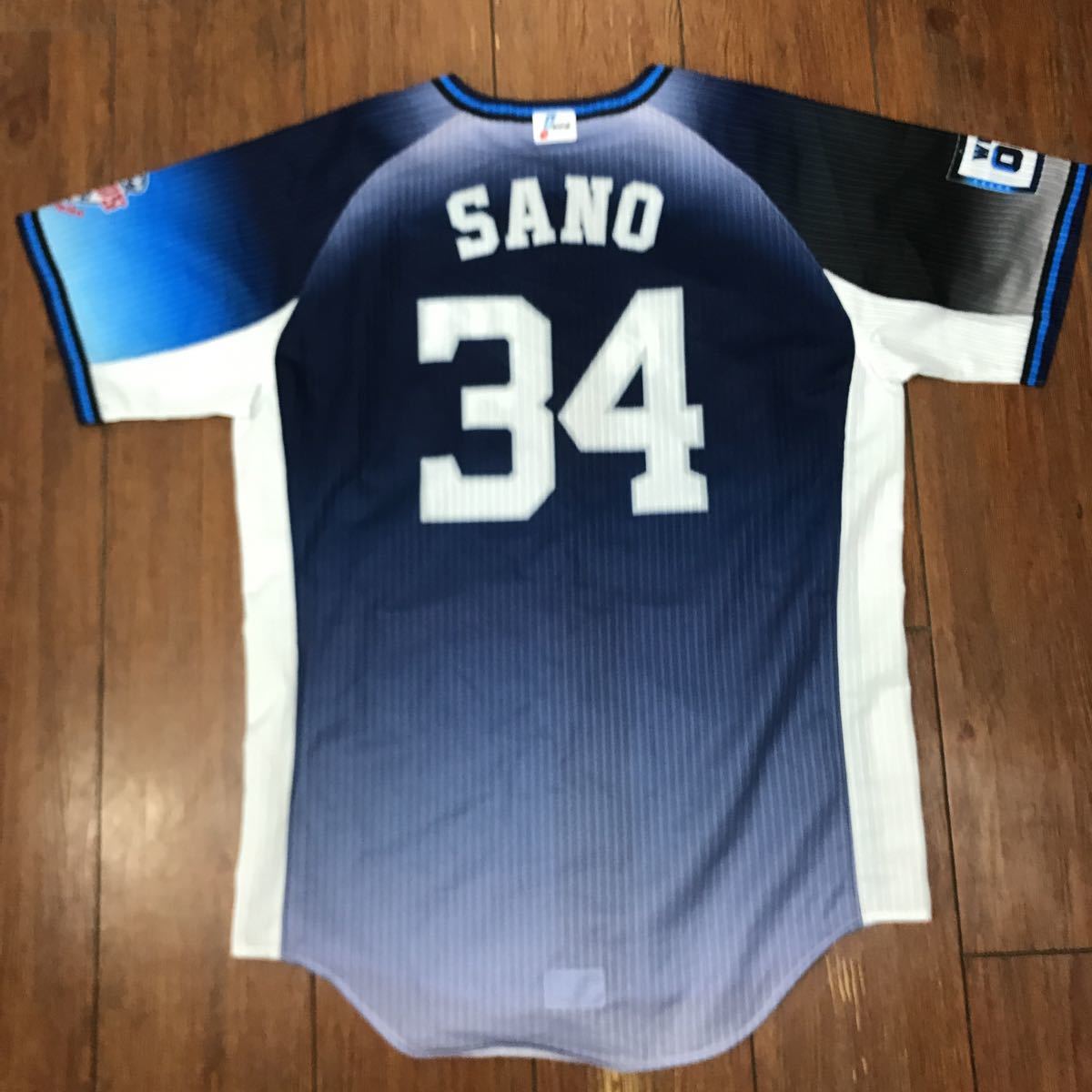 西武ライオンズ 実使用 NPBマーク付き #34 トム・エバンス ユニフォーム