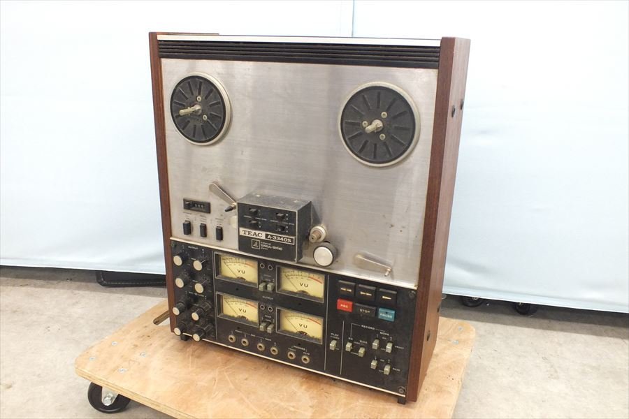 超激得】 1204-408M③17818 ステレオテープデッキ TEAC ティアック