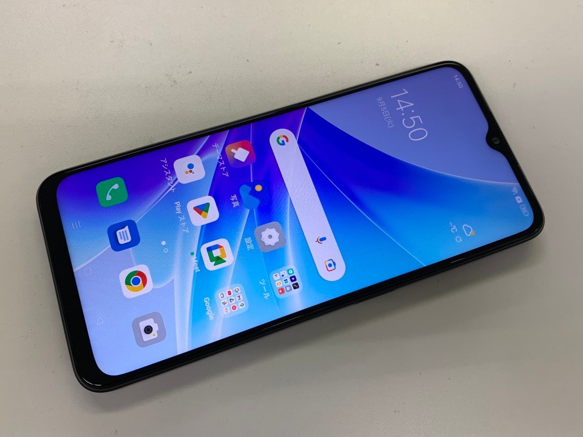 ☆美品 Oppo A77 128GB SIMフリー 最大容量良好 格安SIM可 CPH2385 