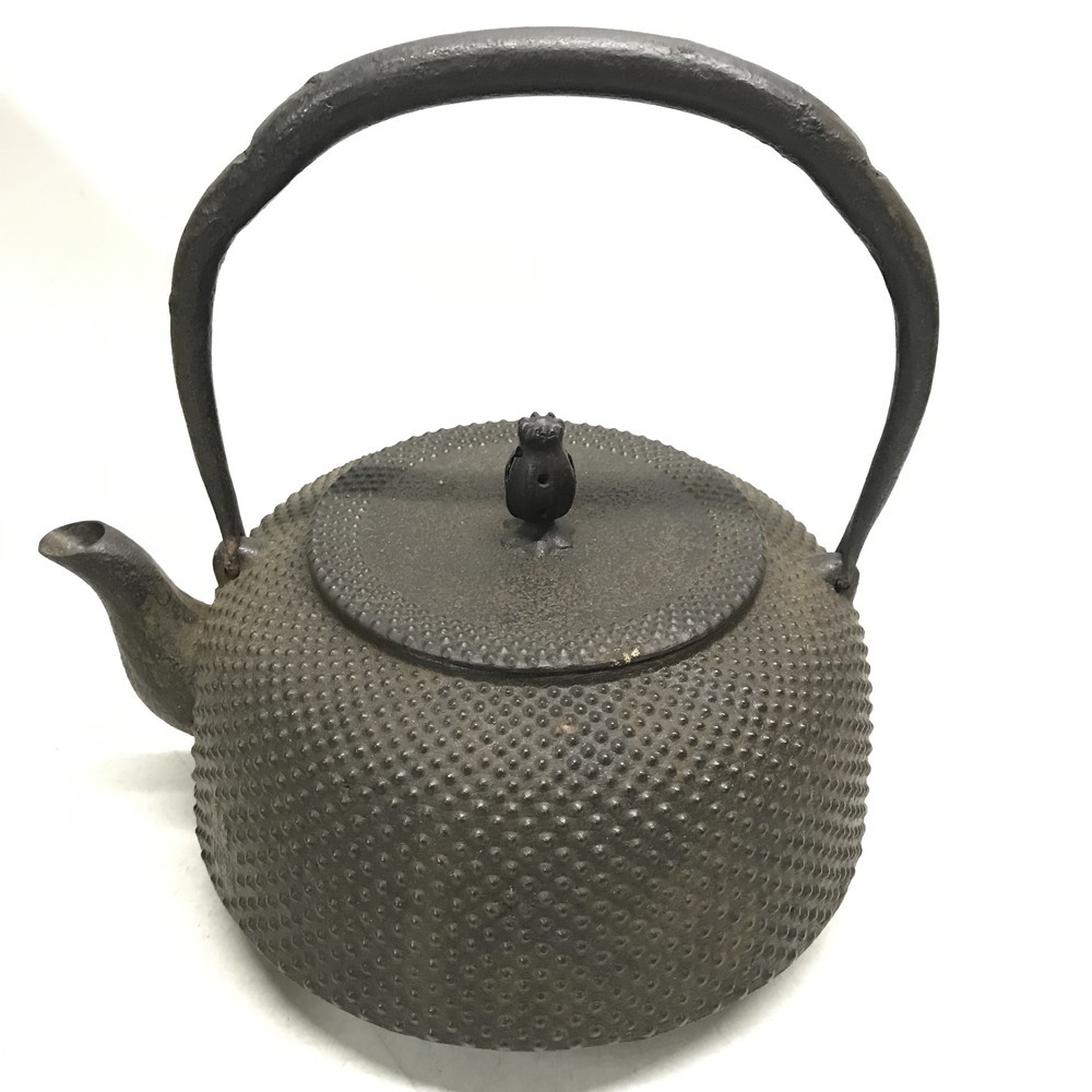 ○南部鉄器 鉄瓶 急須 くんざん工房 使用感あり 中古(u0906_6_40
