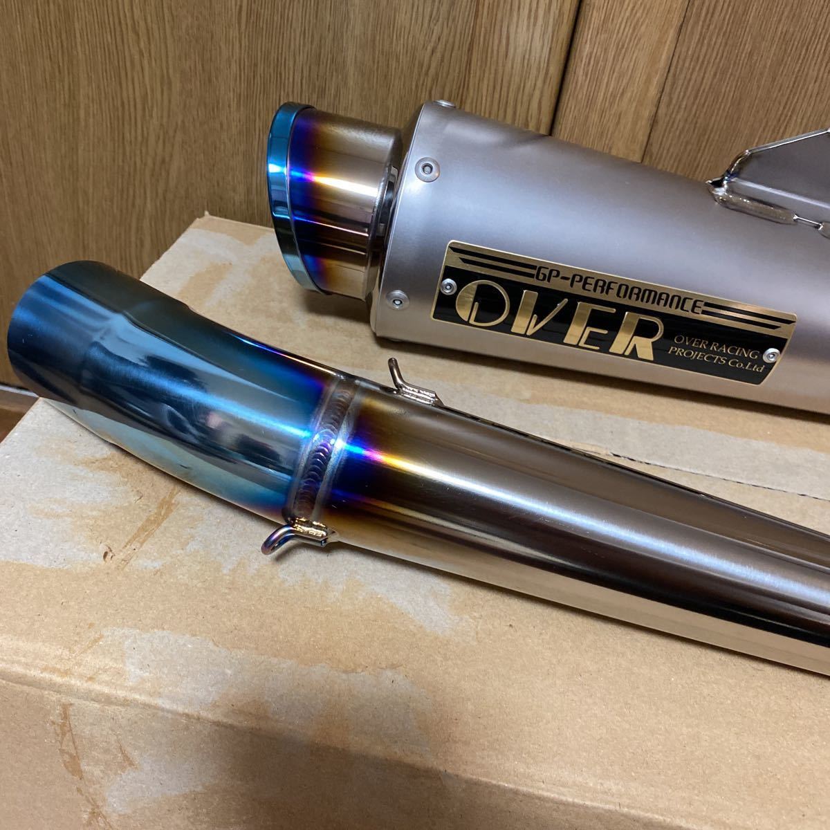グロム JC92 OVER GP-PERFORMANCE RS-R フルチタンマフラー GROM OVER 