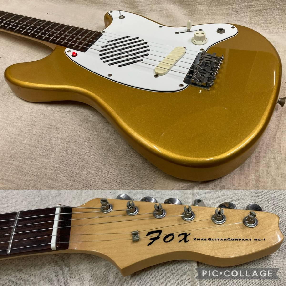 X'mas Guitar Company/クリスマスギターカンパニーSP内臓ミニエレキ