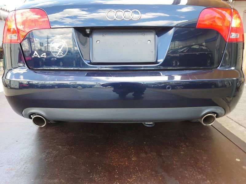 『psi』 アウディ GH-8EBFB 8E B7 A4 アバント 1.8T 後期 リアバンパー LZ5A ブルー H19年式