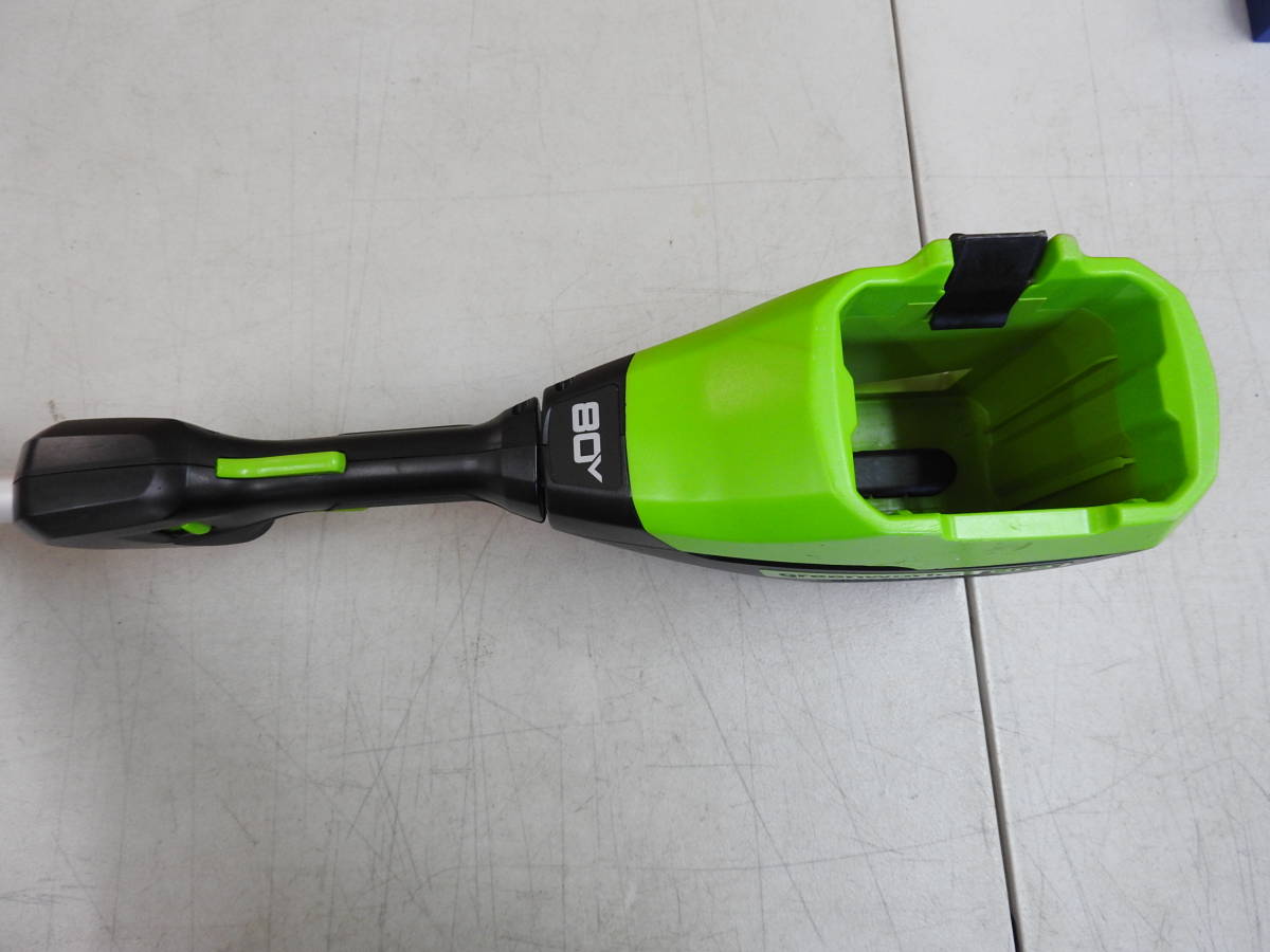 PRO プロ◇GREEN WORKS 80V 充電式 トリマー ブロワー STB409 草刈り機