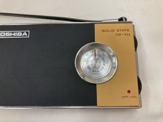 TOSHIBA ソリッドステートラジオ 7P-70B 【公式通販】