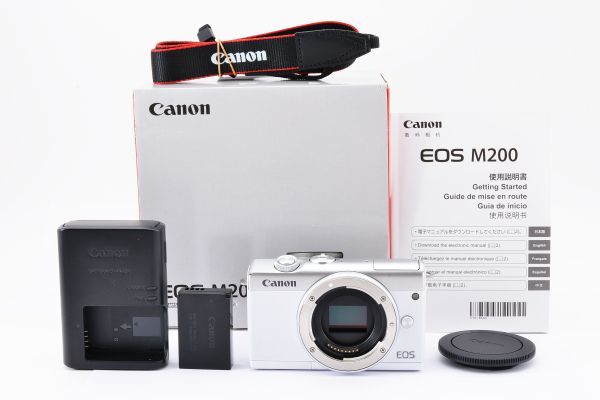 f67☆実用品☆ Canon キャノン EOS M200 ボディ キヤノン ミラーレス