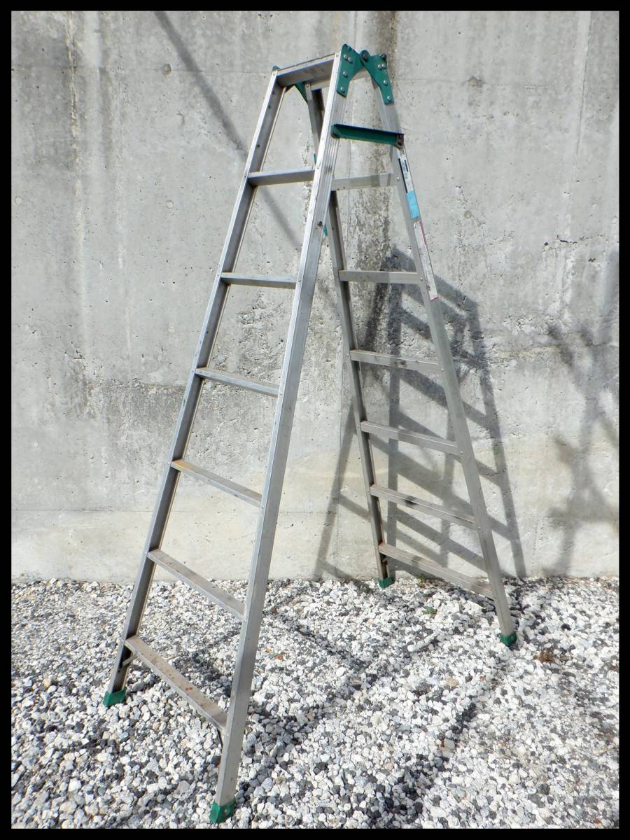 ピカ Pica 7尺 7段 アルミ製 はしご兼用 JOB-210 脚立 きゃ立 ハシゴ 梯子