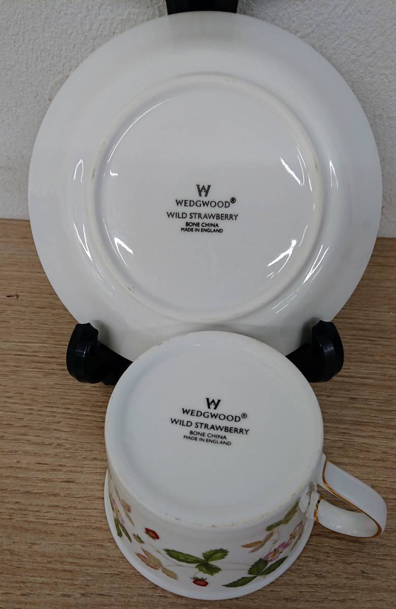 ミさ[KiY8]洋食器 WEDGWOOD ワイルドストロベリー(WILD STRAWBERRY