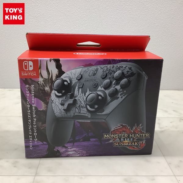 1円〜 Nintendo Switch Proコントローラー モンスターハンターライズ：サンブレイク エディション