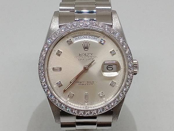 ロレックス ROLEX ロレックス デイデイト 自動巻 18349 10Pダイヤ