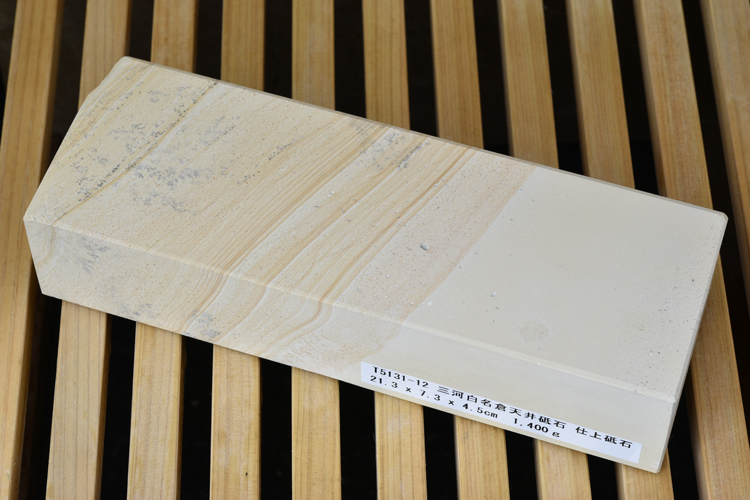 三河白名倉天井砥石 仕上砥石 天然砥石 本物保証【未使用品】T5131-12