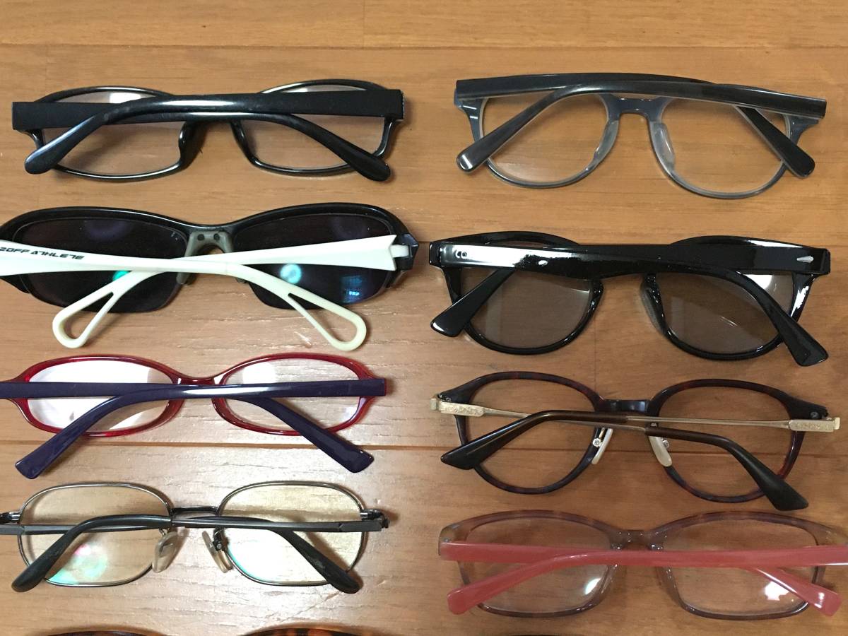 眼鏡 大量 まとめ 30本セット セル メタル フレーム JINS Zoff 含む