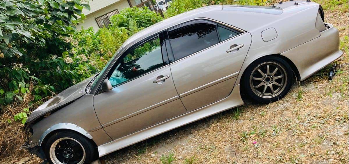 JZX110 マーク2 ヤマハパワーフォーチュナー車 事故車 フォーチュナ 