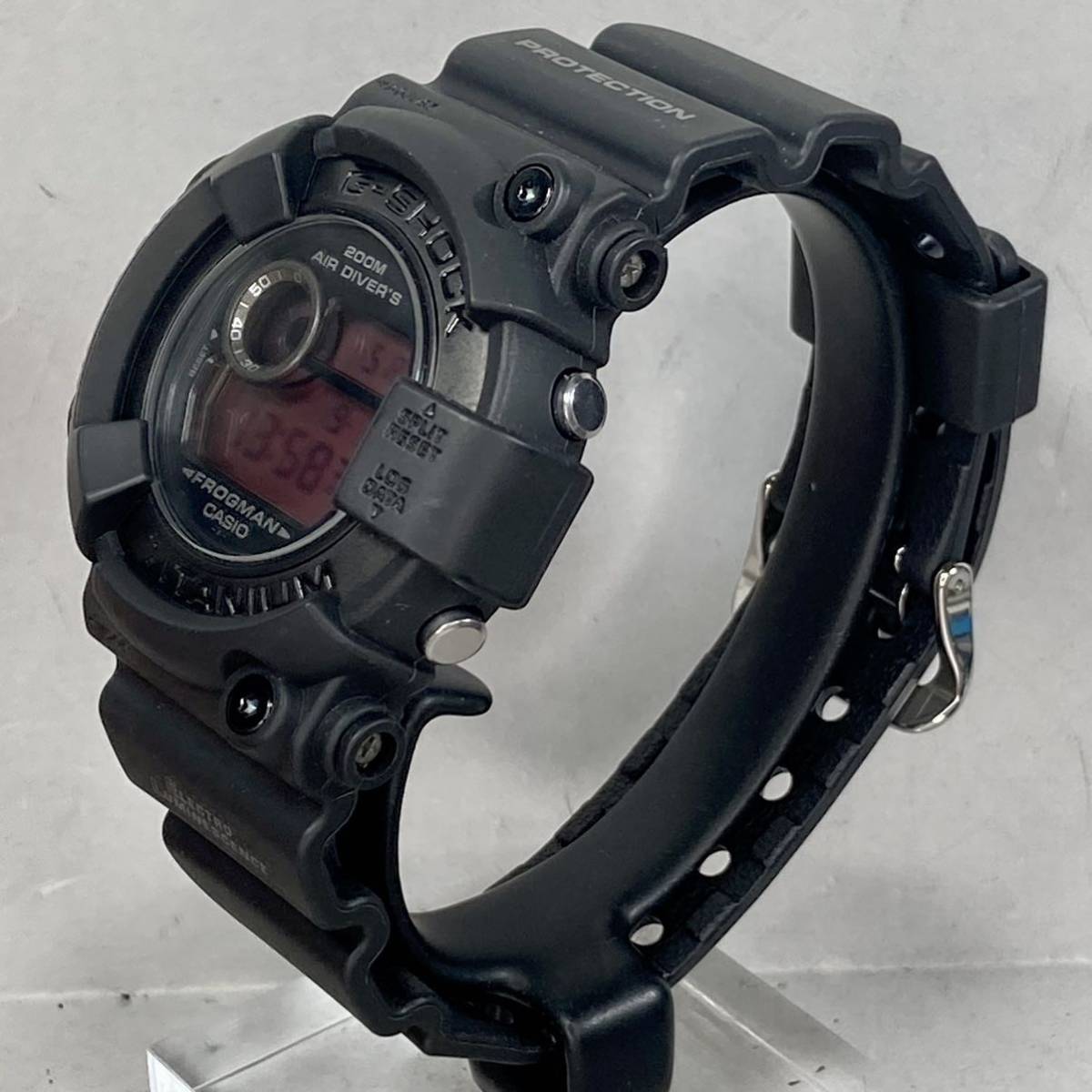 希少 未使用同様 極美品 G-SHOCK DW-8200BK-1JF FROGMAN フロッグマン 