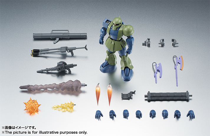 旧ザク ROBOT魂 MS-05 MS＞ ＜SIDE ver. | A.N.I.M.E. 商品一覧 初期生産型