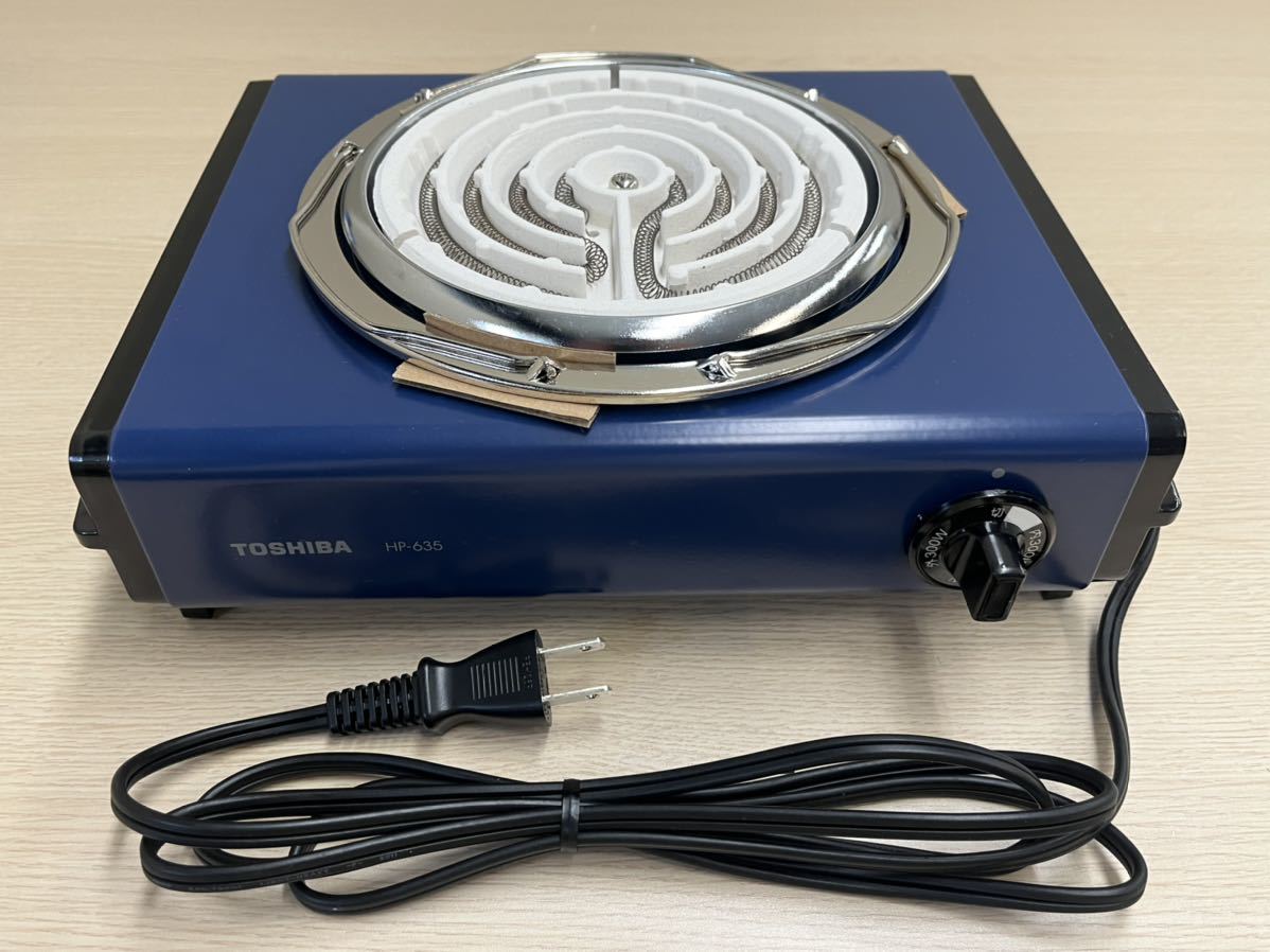 東芝 TOSHIBA 電気コンロ （ブルー） HP-635(L) エアコンパートナー