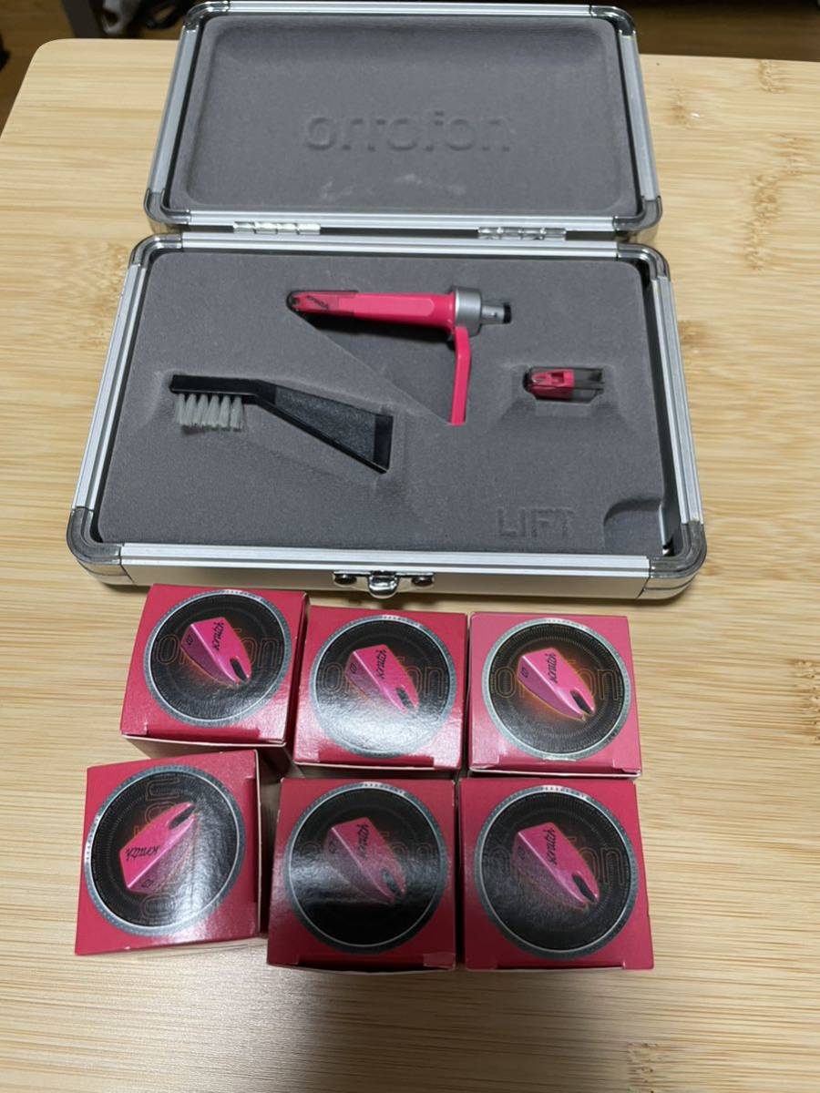 ORTOFON Concorde Scratch ケース + 針7個 レコードカートリッジ