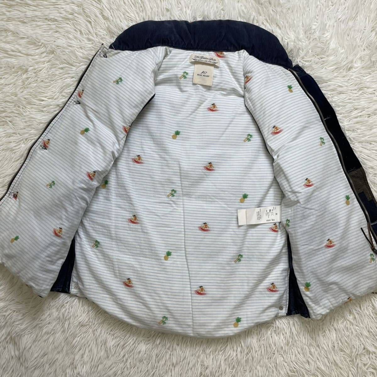 美品 希少 REMI RELIEF レミレリーフ ダウンベスト ネイティブ柄 