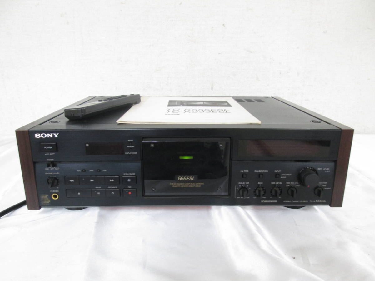 ③ SONY TC-K555ESL カセットデッキ ソニー オーディオ 音響機材