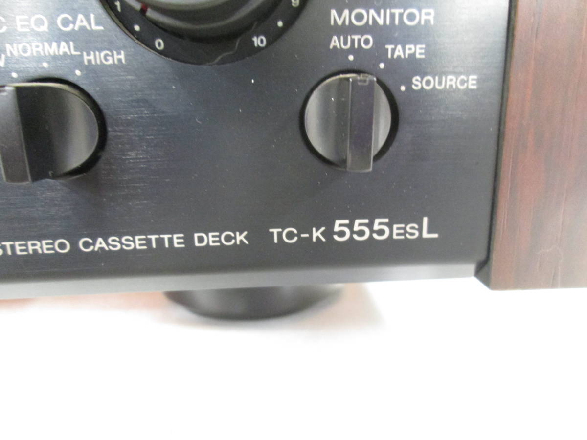 ③ SONY TC-K555ESL カセットデッキ ソニー オーディオ 音響機材