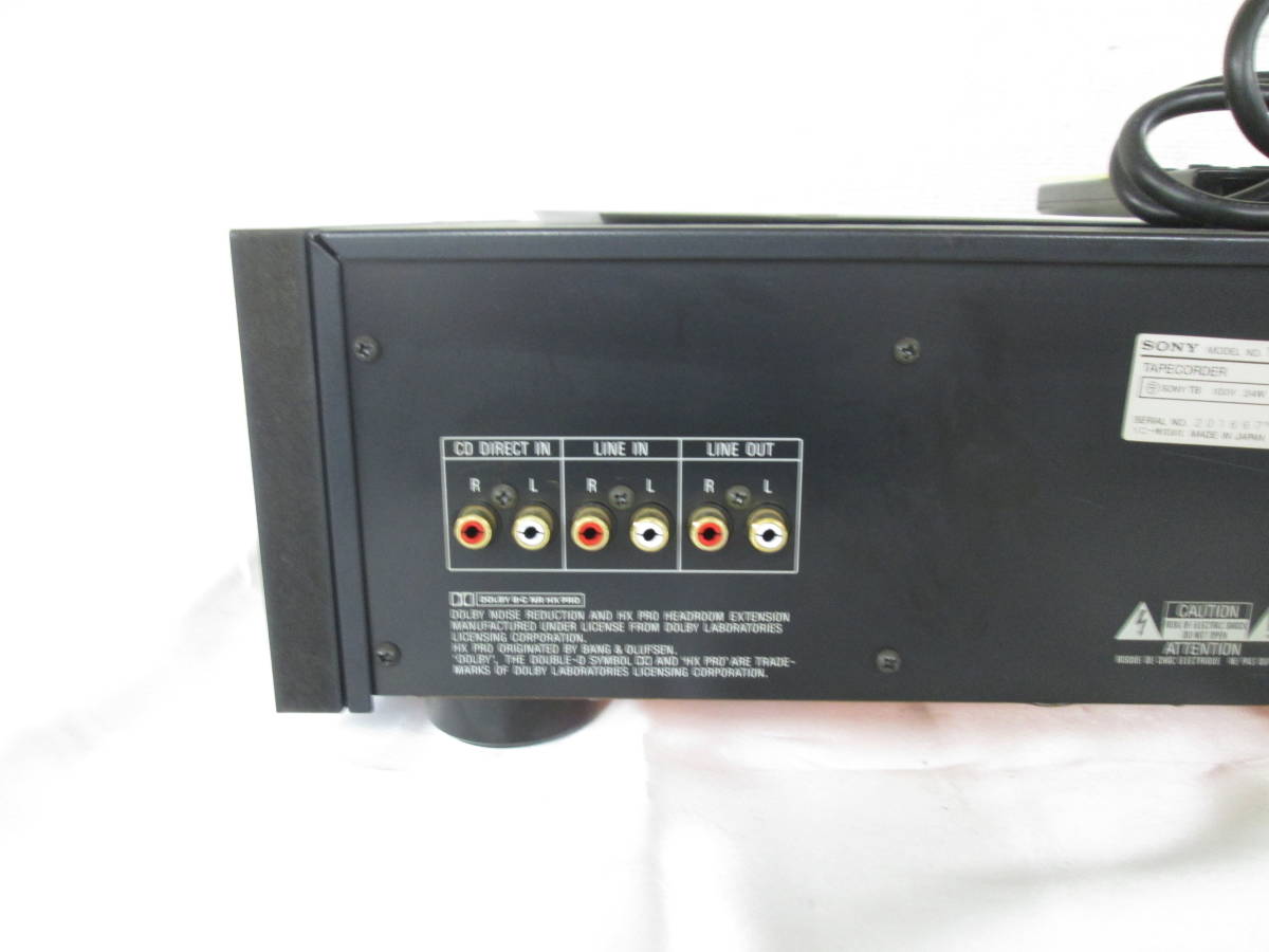 ③ SONY TC-K555ESL カセットデッキ ソニー オーディオ 音響機材