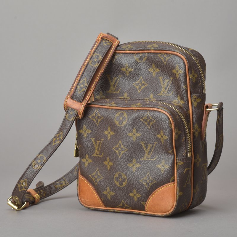ルイヴィトン VUITTON アマゾン モノグラム LOUIS 1円 ショルダー 