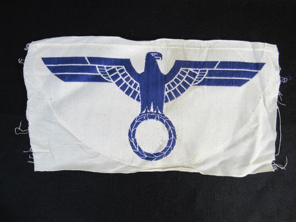 第二次大戦中実物 ドイツ海軍　スポーツシャツ用アドラー