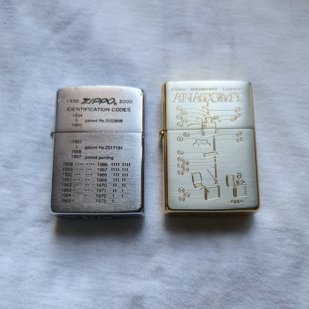 FLOW Zippo 2個 Double Zippo 2個 Torch Butane Lighter Insert –