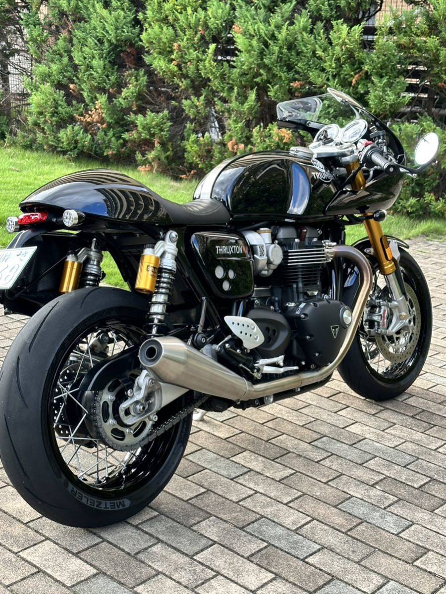 スラクストン(thruxton) 1200RS 2022年式カフェレーサー仕様個人出品　車検令和7年まで1500キロ_3