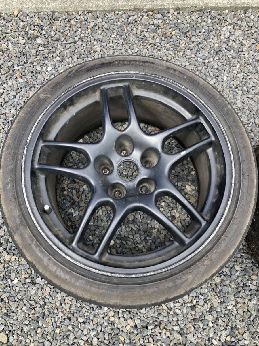 R33 GT-R 純正ホイール 17インチ 9j +30 2本 ② ドリケツ ドリフト