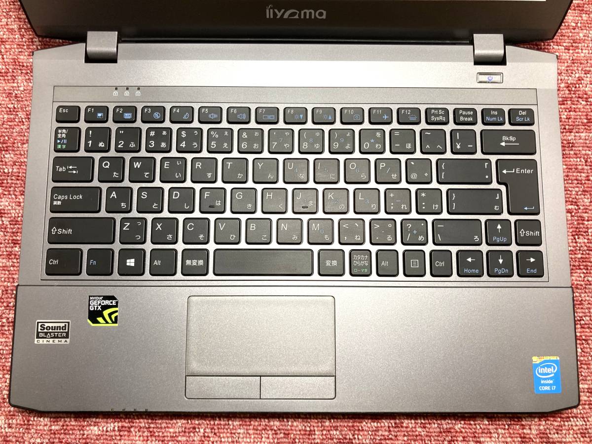 iiyama W230SS ゲーミングノートPC 超高解像度液晶 ゲーミングPC
