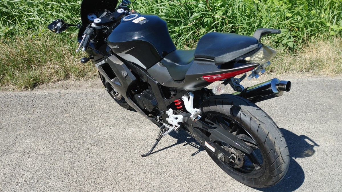 ヒョースン GT250R マフラー ヨシムラ 不動 部品取り パーツ 書類付き 