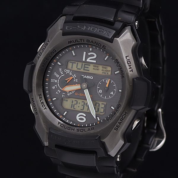 美品　G-SHOCK GW-2500B 電波ソーラー Yahoo!オークション 「gw-2500」の落札相場・落札価格 時計 腕時計