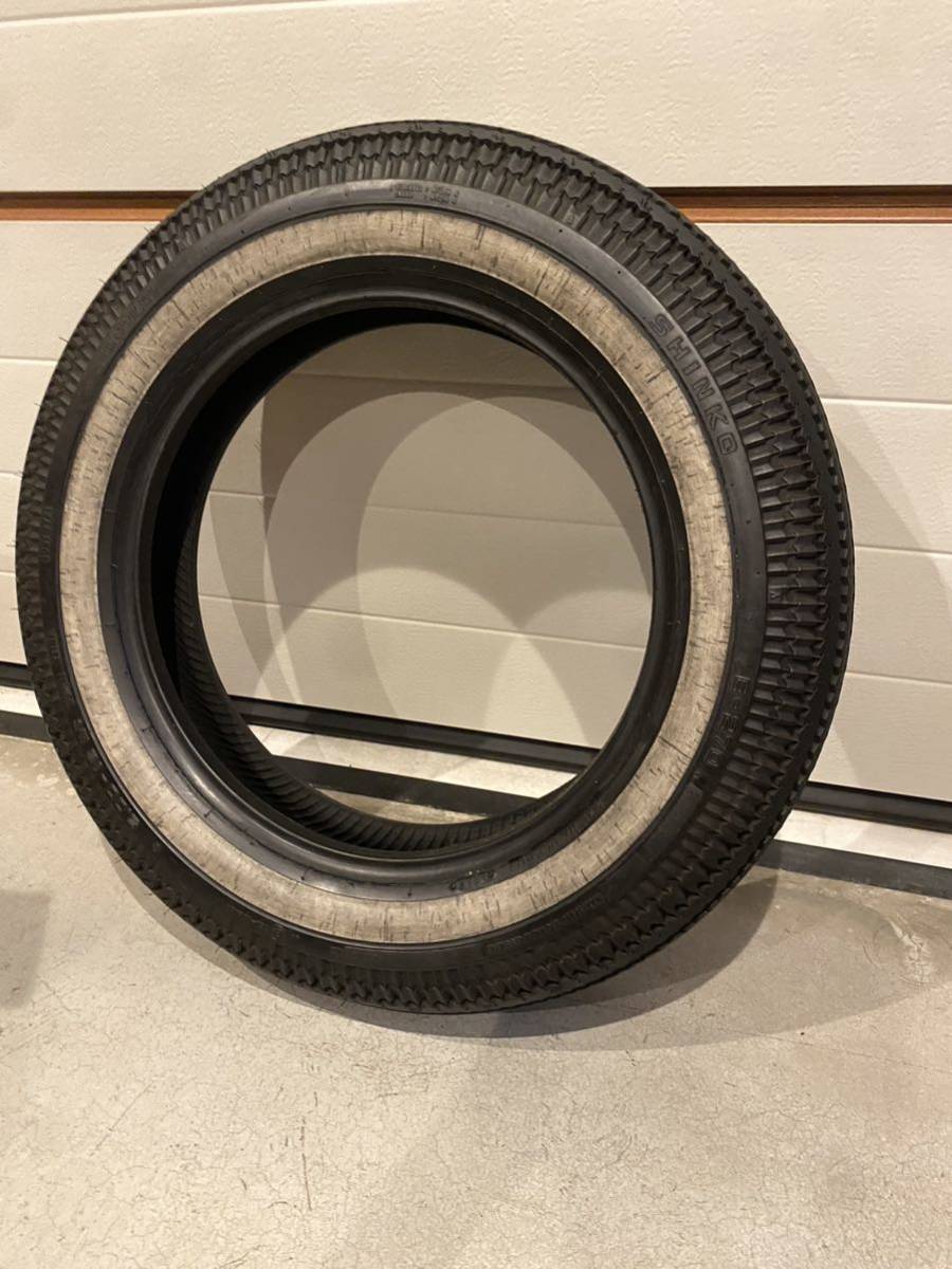 バイク SHINKO E270 5.00-16 72H タイヤ 溝約7mm シンコー