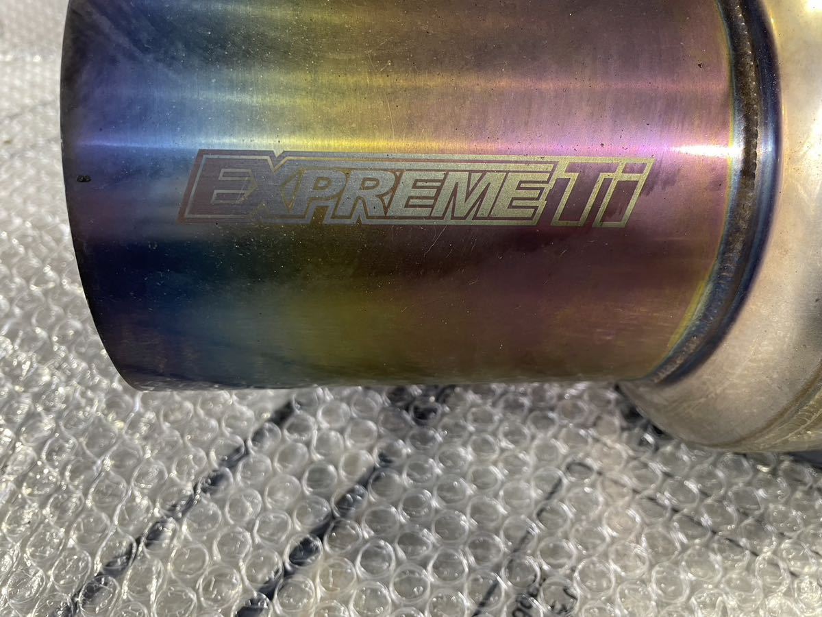 S15 シルビア TOMEI チタンマフラー EXPREME Ti センターパイプ テール 
