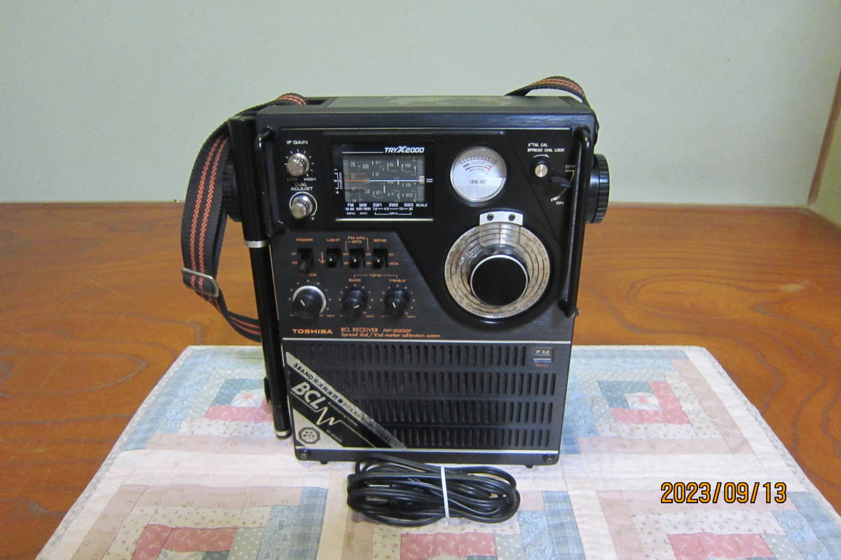 東芝 TOSHIBA BCLラジオ RP-2000F レトロ TOSHIBA Try X 2000（RP2000F 