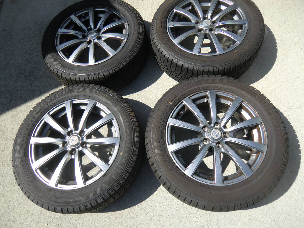 ＷＭ０３　２０５／５５Ｒ１６＆アルミ中古４本セット