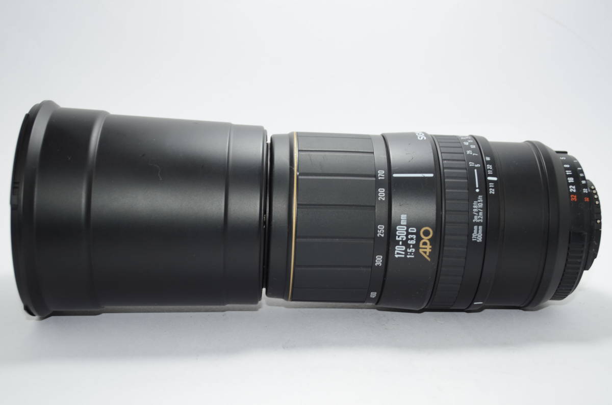 Sigma 170-500mm APO | D for F Lens AF Nikon ⁄ f5-6.3 Happy 5-
