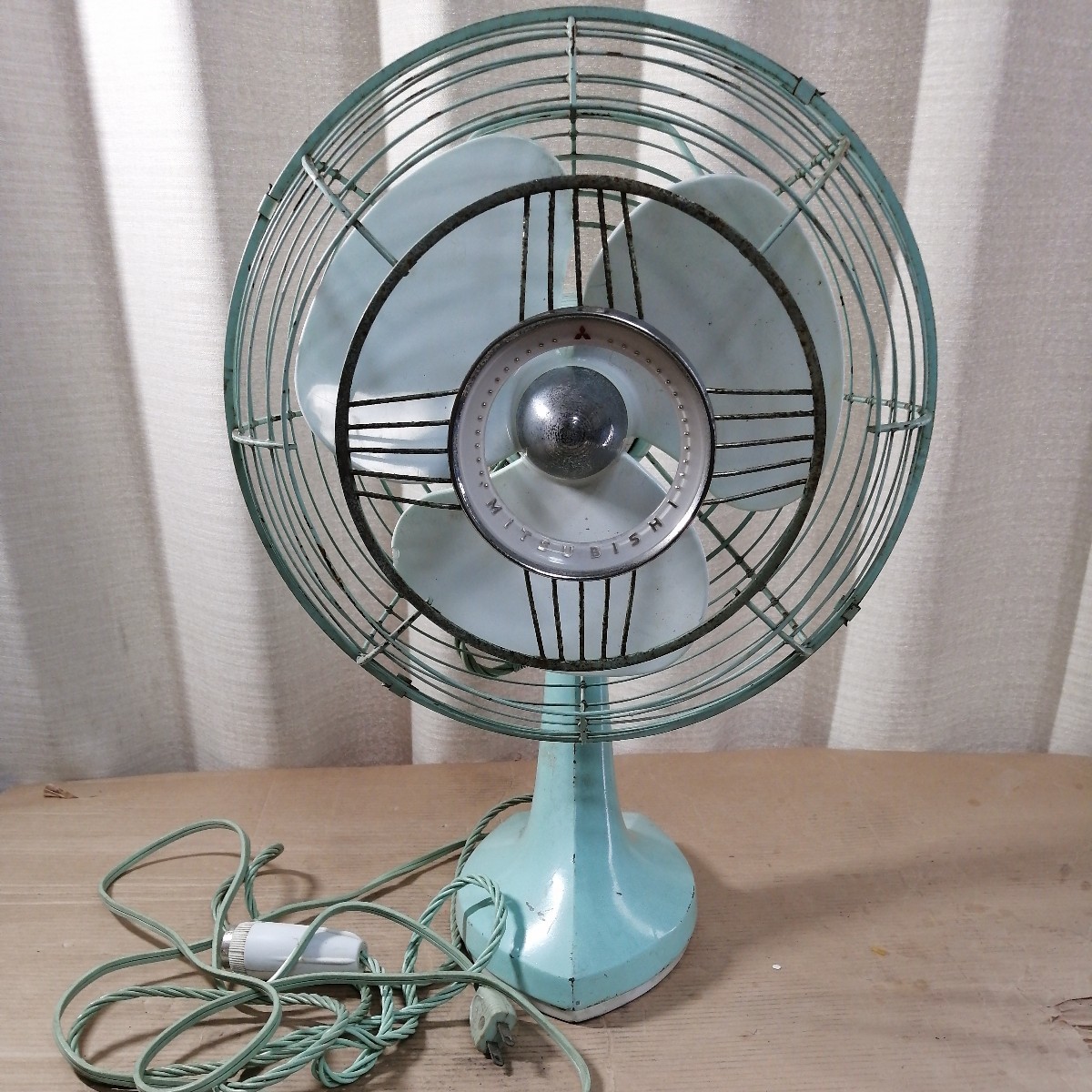 通電確認済 昭和レトロ 扇風機 三菱 DM-25G MITSUBISHI Electric
