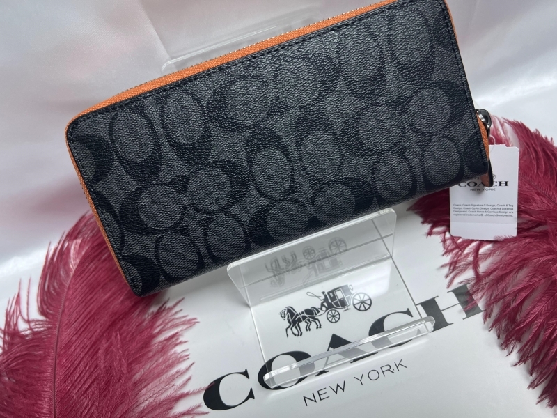 【大人気・未使用】COACH コーチ 長財布 ラウンドジップ シグネチャー COACH 長財布 コーチ 財布 シグネチャー ラウンドジップ ラウンド