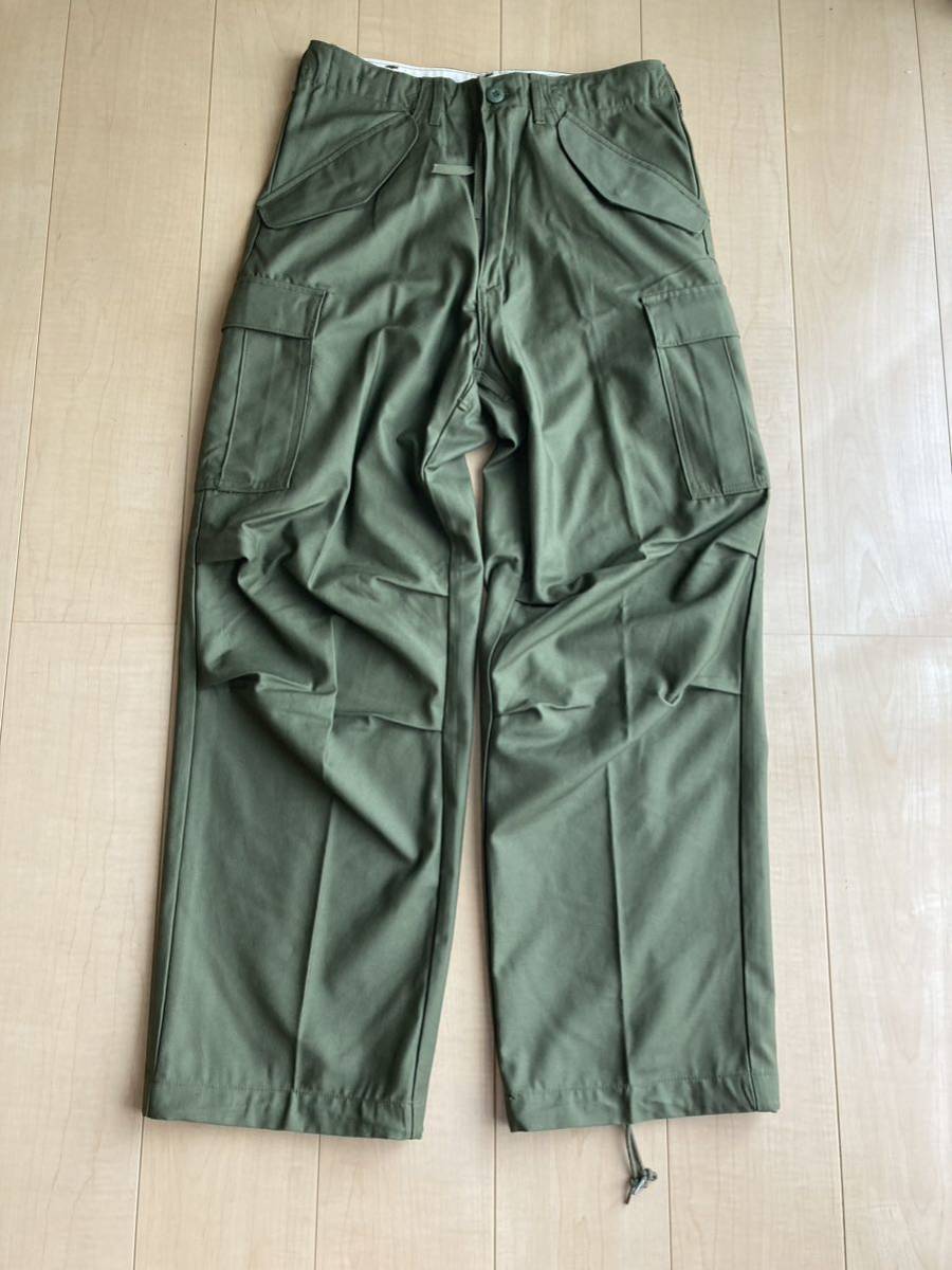 未使用品 M65カーゴパンツ Mサイズ オリーブ USARMY M65 軍パン M-65