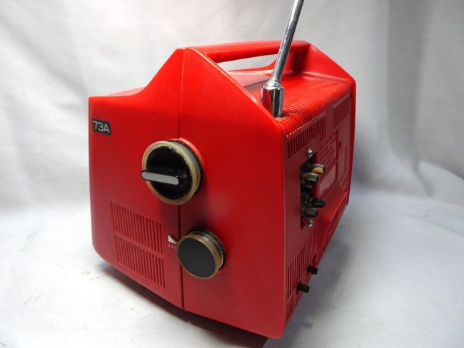 昭和レトロ◇National/ナショナル TRANSISTOR TV【TR-710a】アンテナ付  