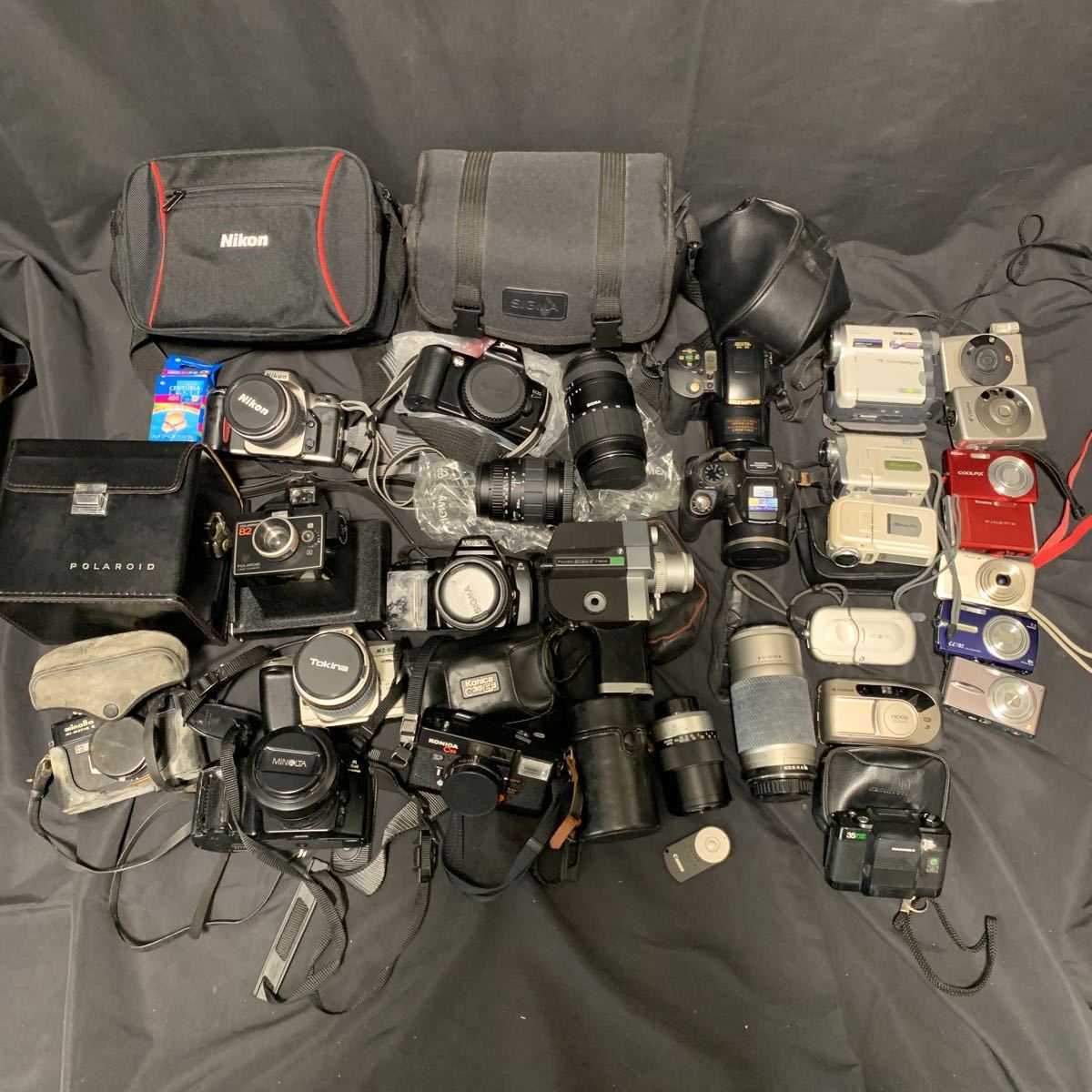 2025，送料無料 カメラ 大量 まとめ フィルムカメラ ポラロイド 一眼レフ デジカメ レンズ ビデオ Canon OLYMPUS MINOLTA Nikon FUJIFILM カメラバック(その他)｜売買されたオークション情報、yahooの商品情報をアーカ その他
