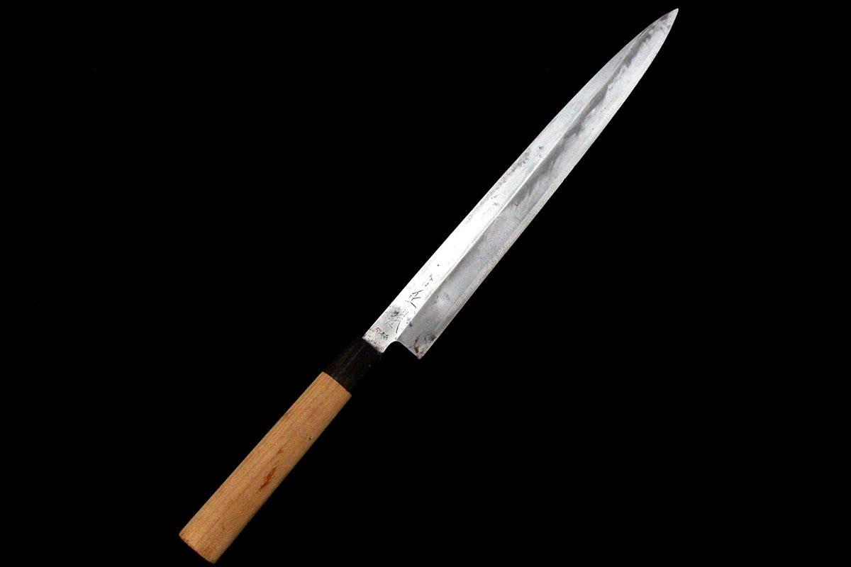 美品｜正本総本店 柳刃包丁 尺 霞 朴柄 λA5134-2L1B 【公式通販】