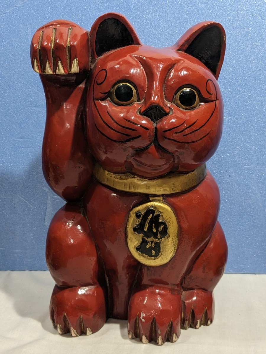 アンティークな招き猫　 骨董　レトロ　縁起物 Japan Vintage 招き猫 貯金箱 アンティーク 骨董 ヴィンテージ レトロ