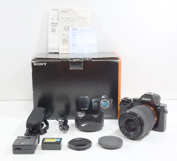 純正入荷 ☆元箱付！SONY ソニー α7 ILCE-7K ズームレンズキット