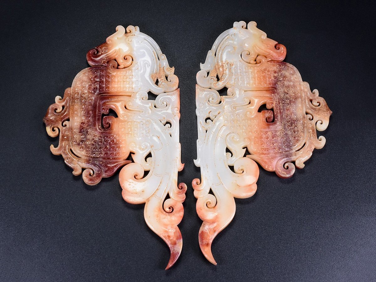 ☆百合☆和田玉 人物彫刻 高さ約15.3cm (検)和田玉彫刻 古玉 唐物 中国