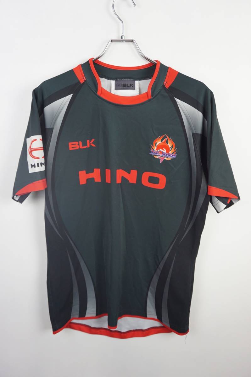 BLK HINO ラグビーウェア XL BLK HINO RED DOLPHINS 日野 レッド